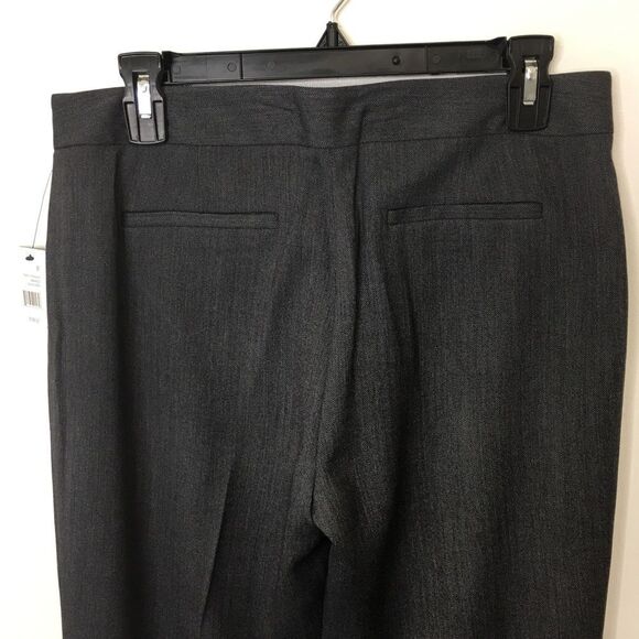 Tahari Terry Straight Charcoal‎ Gray Pant Size 6 - Picture 6 of 10